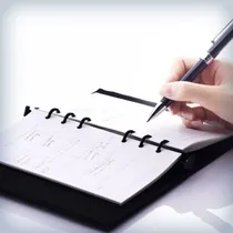 A scheduling book / appointment book.